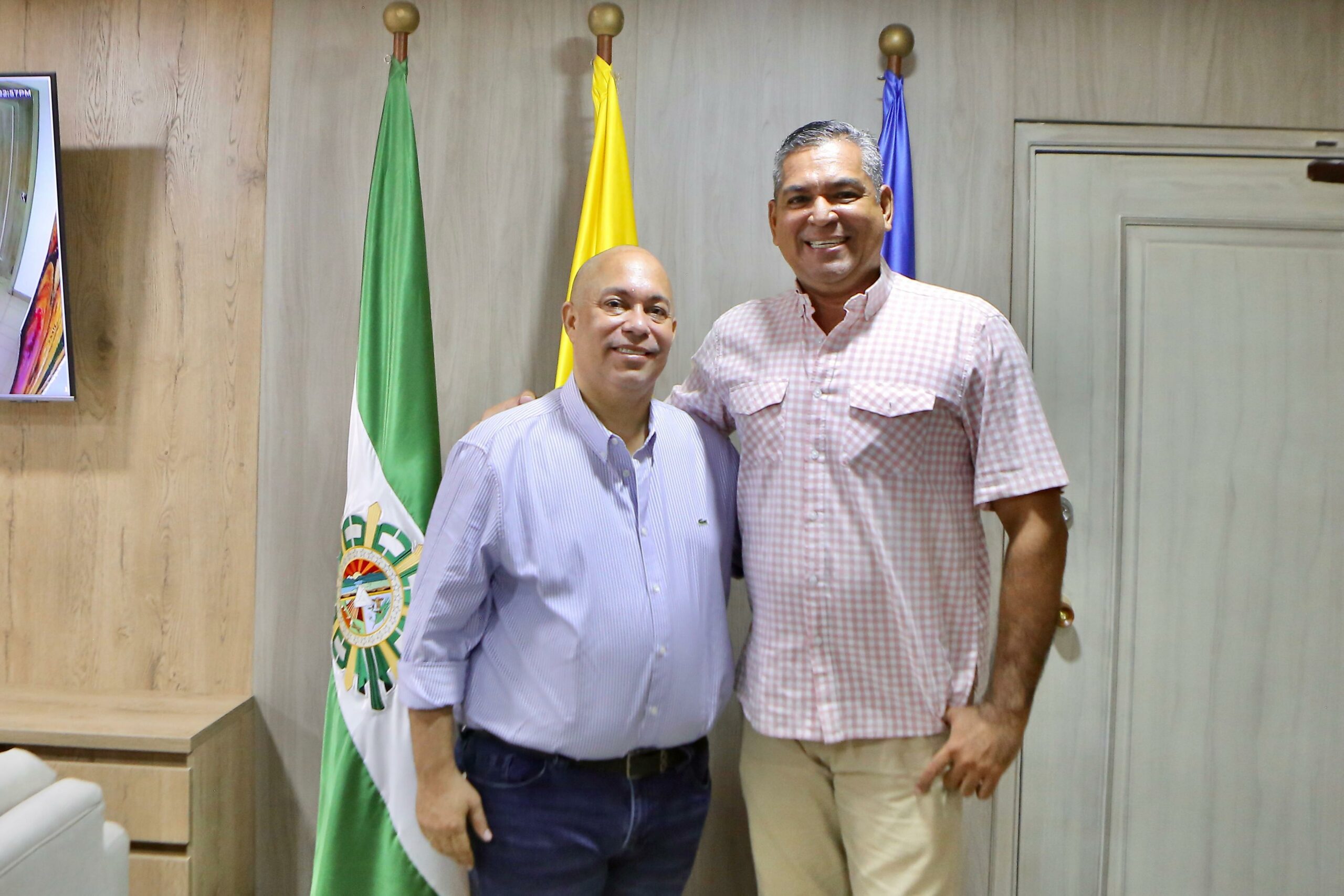 Visita oficial del CPV al alcalde Ernesto Orozco